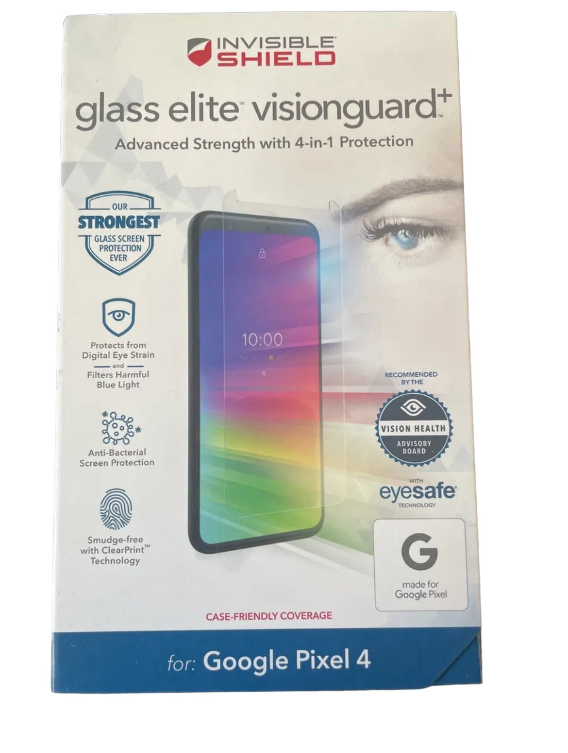 Invisible Shield Glass Elite Visionguard+ Screen Protector for Google Pixel 4 - Selzalot