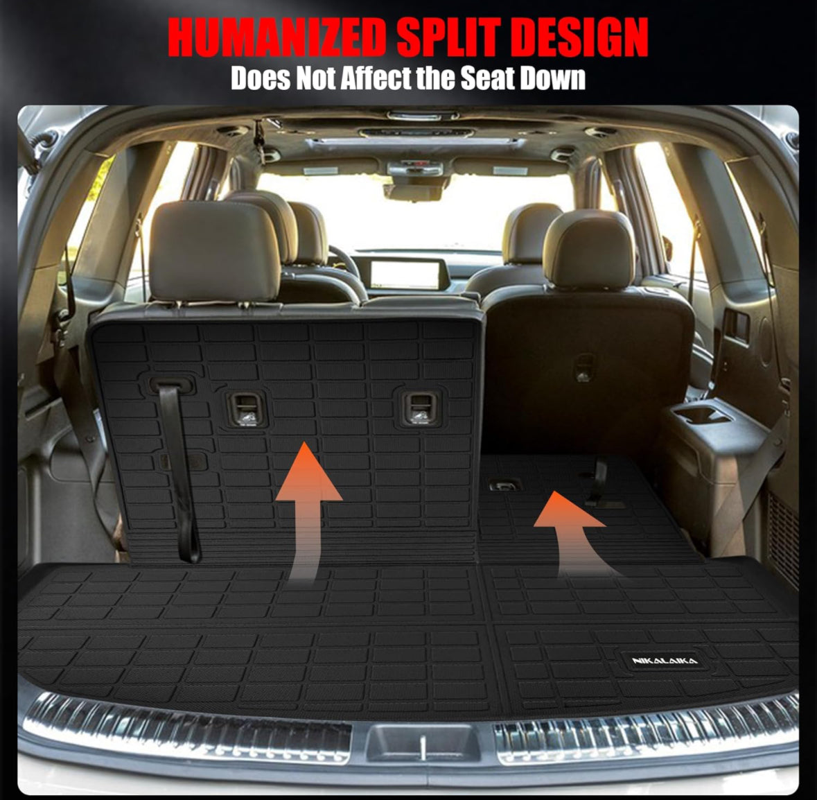 Trunk Mat & Backrest Mat for 2023 2024 Honda Pilot Cargo Mat Liner All Weather TPE Protector Back Seat for 2023-2024 Honda Pilot Accessories