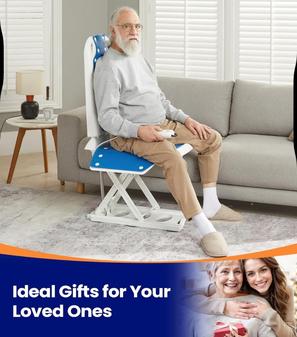 Open Box MAIDeSITe Electric Chair Lift, Get Up from Floor, Floor Lift for Elderly, Can be Raised to 20”, Help You Stand Up Again, Support Up to 300 LB