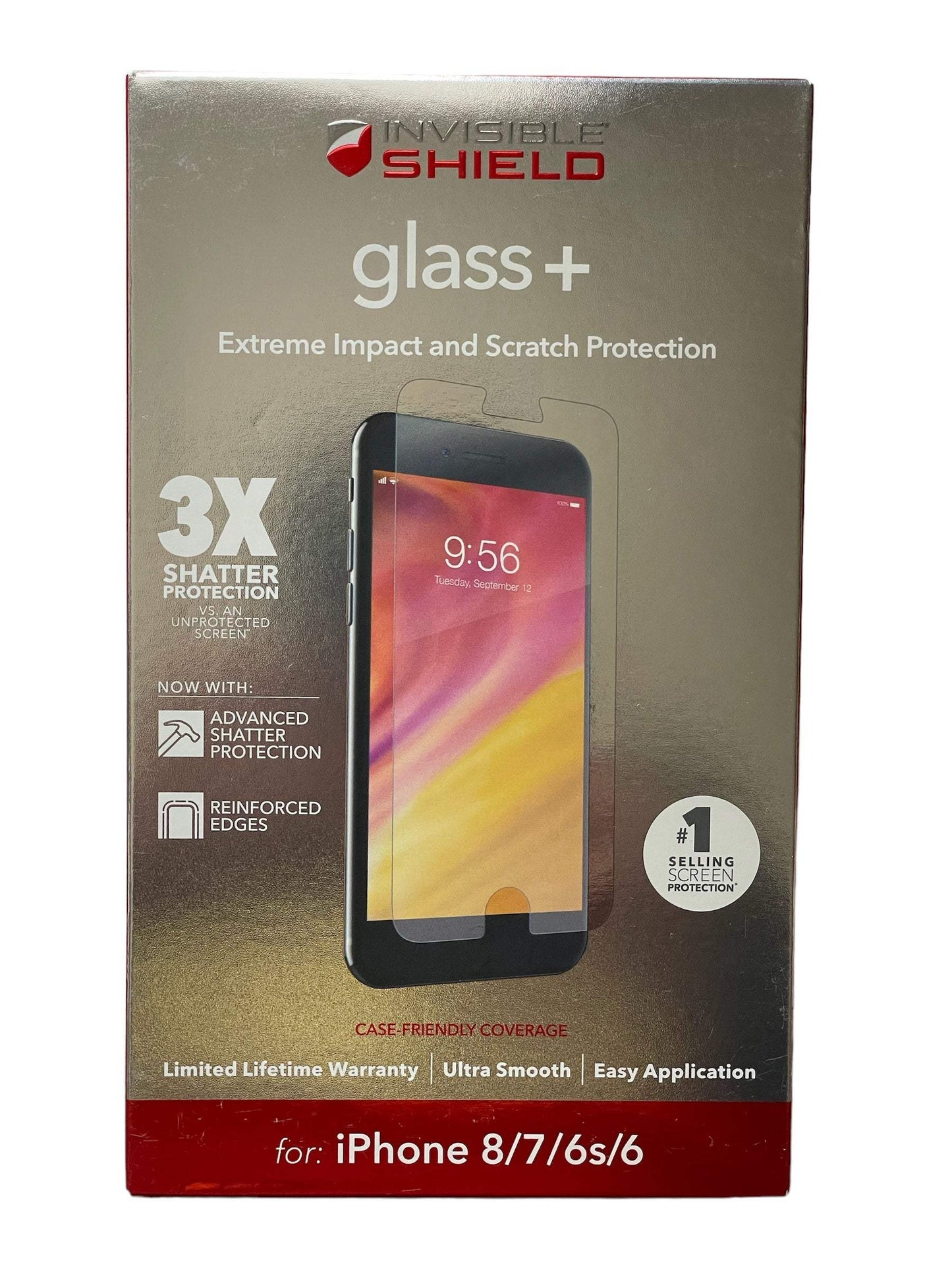 ZAGG Invisible Shield Glass+Extreme Impact & Scratch Protection iPhone 8/7/6s/6 - Selzalot