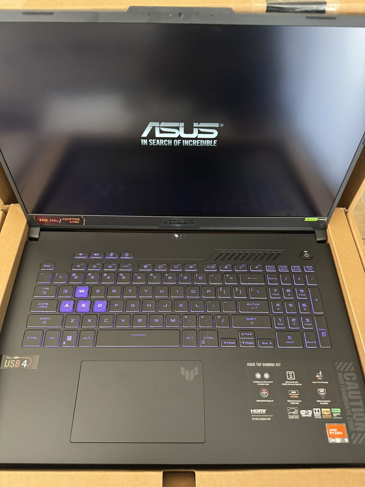 ASUS TUF Gaming A17 (2023) Gaming Laptop, 17.3” FHD 144Hz Display, GeForce RTX 4050, AMD Ryzen 9 7940HS, 16GB DDR5, 1TB PCIe 4.0 SSD, Wi-Fi 6, Windows - Selzalot