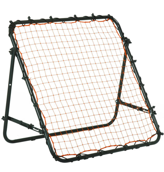 RayChee Portable Soccer Rebounder, 3.3×3.3FT/3.9×3.9FT Rebound Net with Quick Folding Design, Multi Angle Adjustment for Kids Teens & All Ages, Soccer