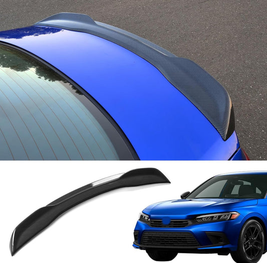 Maxzina Spoiler Wing Compatible with 2022 2023 2024 Honda Civic Sedan Spoiler Trunk Rear Spoiler Wing Lip for Honda Civic Sedan Accessories (Glossy Ca - Selzalot