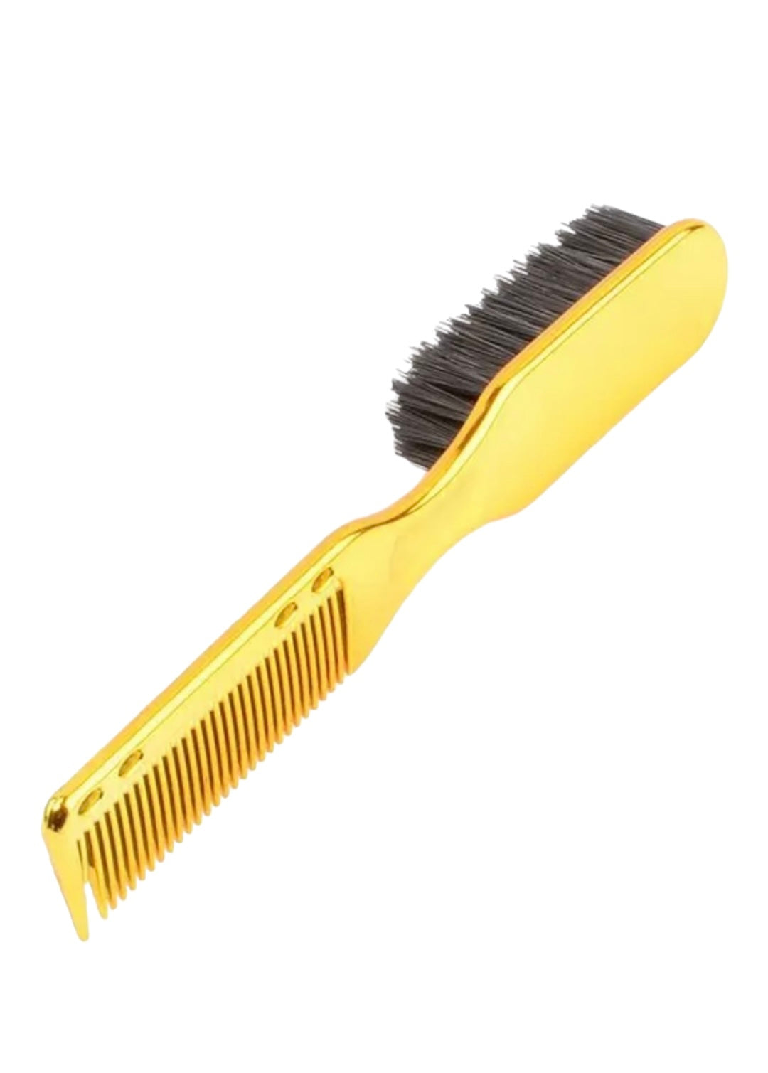 Double-Sided Beard Brush & Beard Comb Barber Brush for Grooming Beard Non-Slip & Sturdy Bristle Brush for Clean Cuts Professional Barber Comb for Beard & Hair Edge Control Brush Barber Accessories