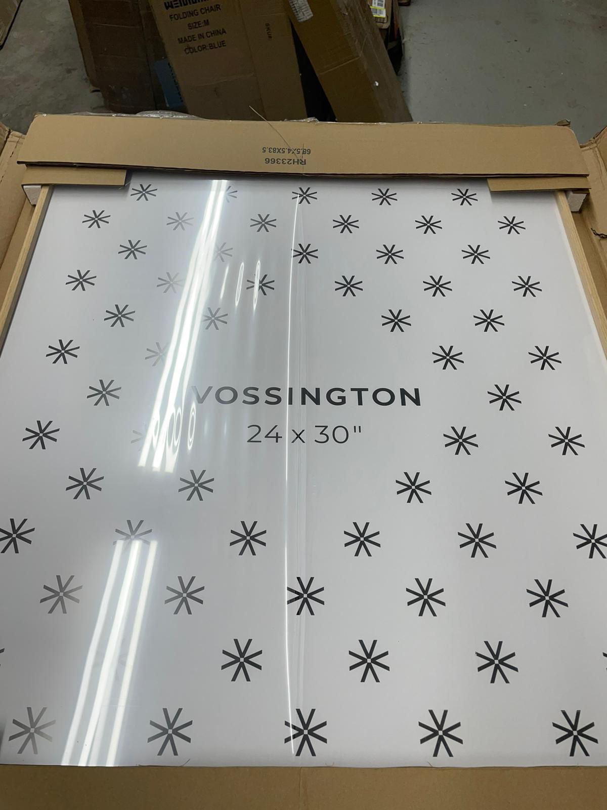 Vossington Thin 24x30 Poster Frame - Light Oak Frame Color (Real Wood Grain Finish) - Slim & Modern Frame Design - Fits 1 Picture, Art Print, Puzzle