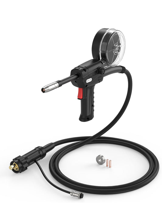 TOOLIOM Spool Gun 150A Aluminum MIG Welding Euro Connection for TOOLIOM TL-200M&TL-250M