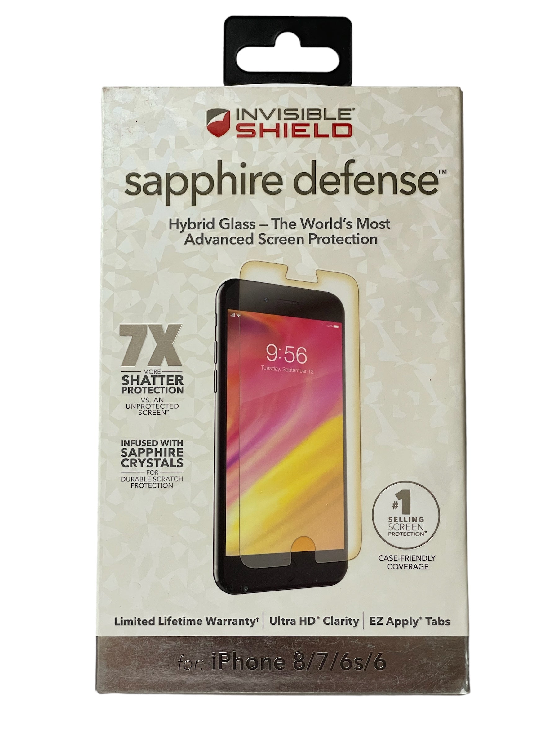 ZAGG Invisible Shield Sapphire Defense Glass Screen Protector iPhone 8/7/6s/6 - Selzalot