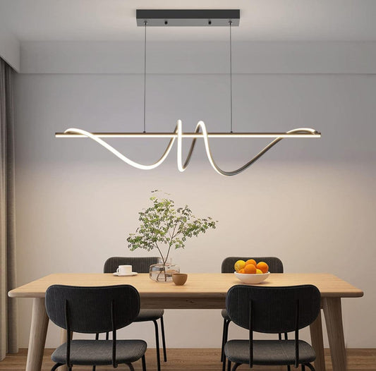 Modern Led Pendant with Remote Control Dimmable 47 Inch 3000k-6000k 47IN - Selzalot