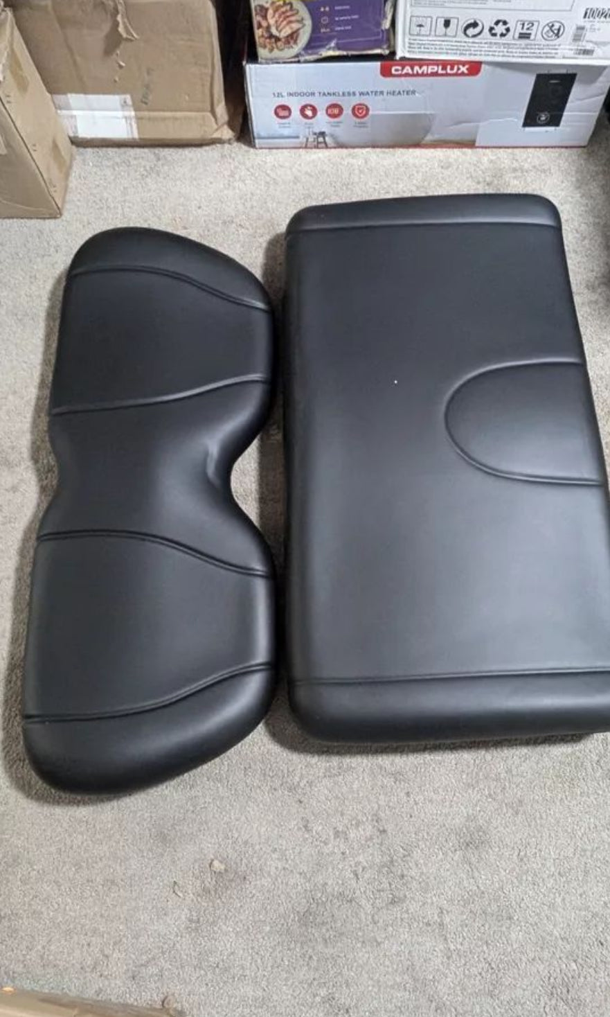 Open Box 10L0L Golf Cart Seat Replacement, Golf Cart Front Seat Bottom & Seat Back