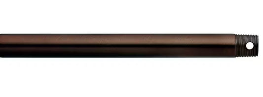 KICHLER Independence 24 in. Oil Brushed Bronze Dual Threaded Ceiling Fan Extension Downrod