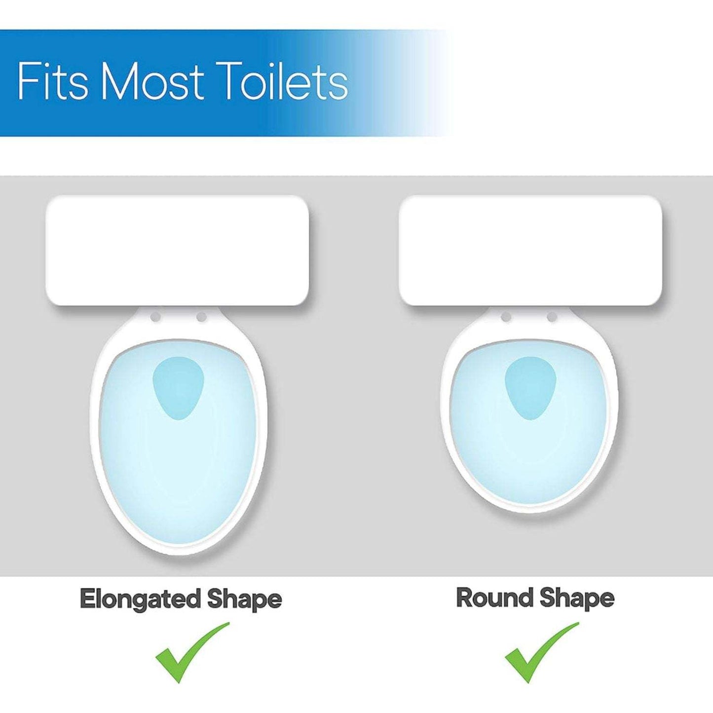 RMS Raised Toilet Seat - 5 Inch Elevated Riser with Adjustable Padded Arms - Toilet Safety Seat for Elongated or Standard Commode - Selzalot