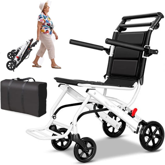 UU-ZHANG
4.11 297(only 15lb) Super Lightweight Transport Wheelchair. Easy to Travel, Locking Hand Brakes, User-Friendly, Folding, Portable. for Adults or Child (up to 220lbs)) - Selzalot