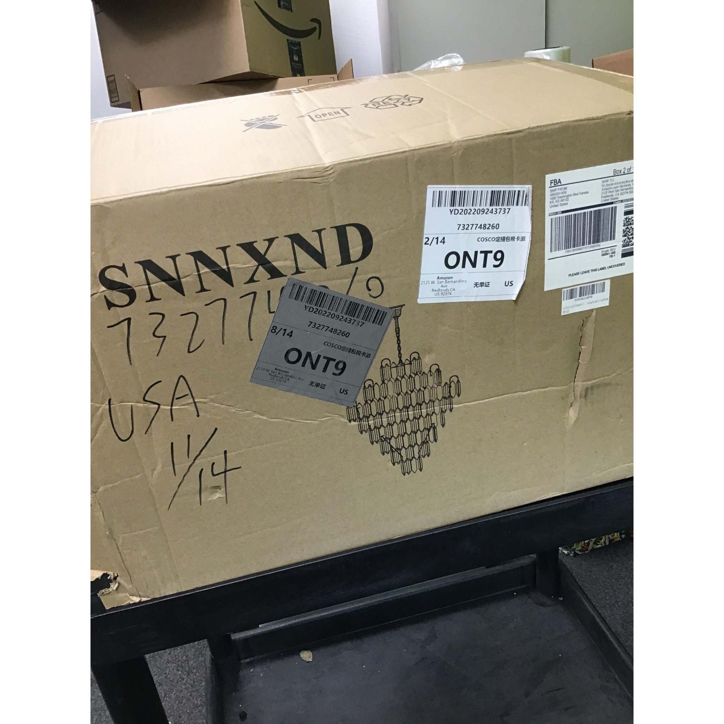 SNNXND Gold Crystal Chandelier Light Fixture 23 - Selzalot