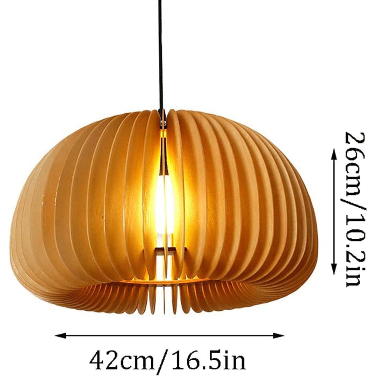 Indoor Chandelier Creative Wooden Ceiling Pendant Lamp - Selzalot