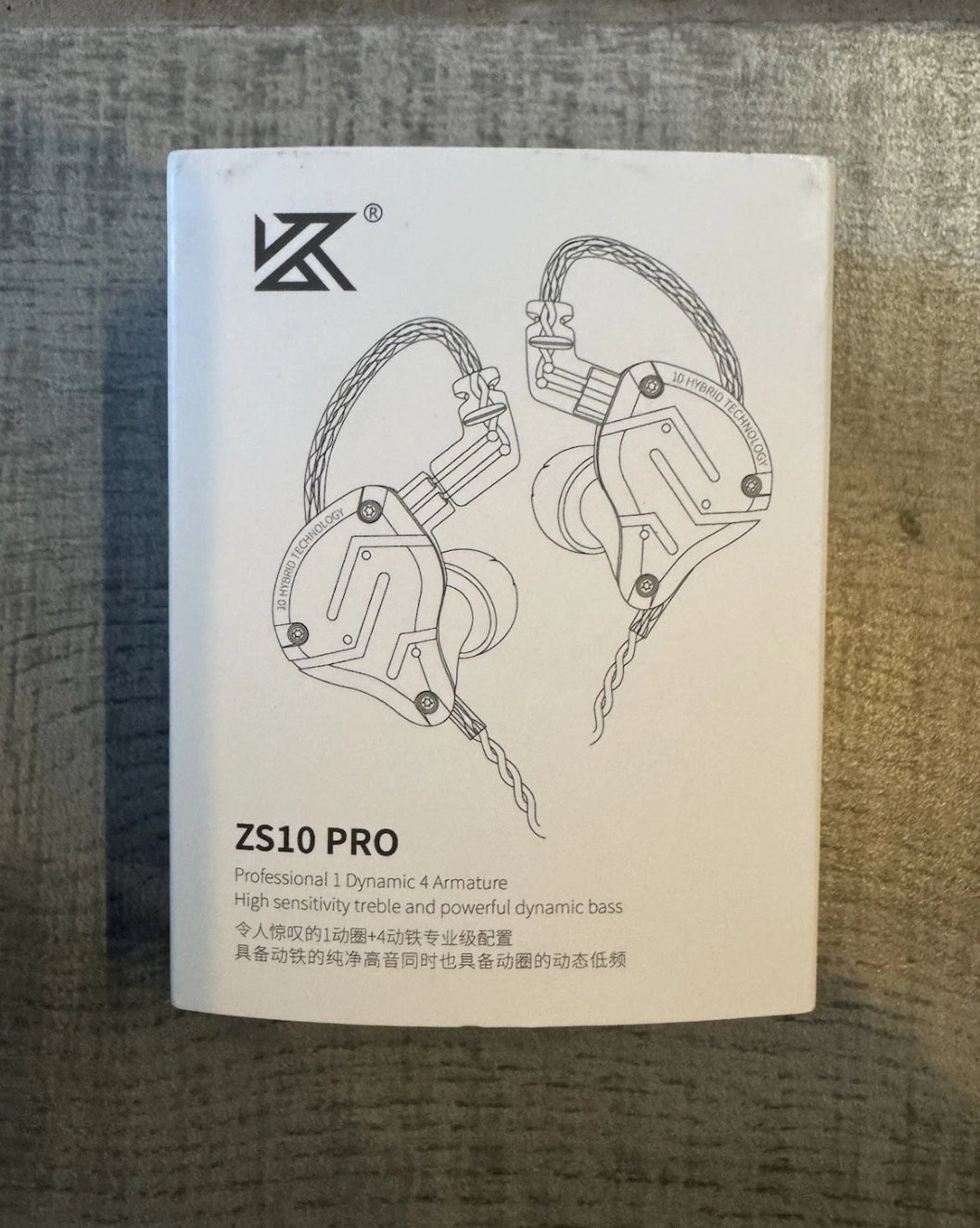 New KZ ZS10 Pro in Ear Monitor Earbuds Headphone, KZ Earbuds with 4BA