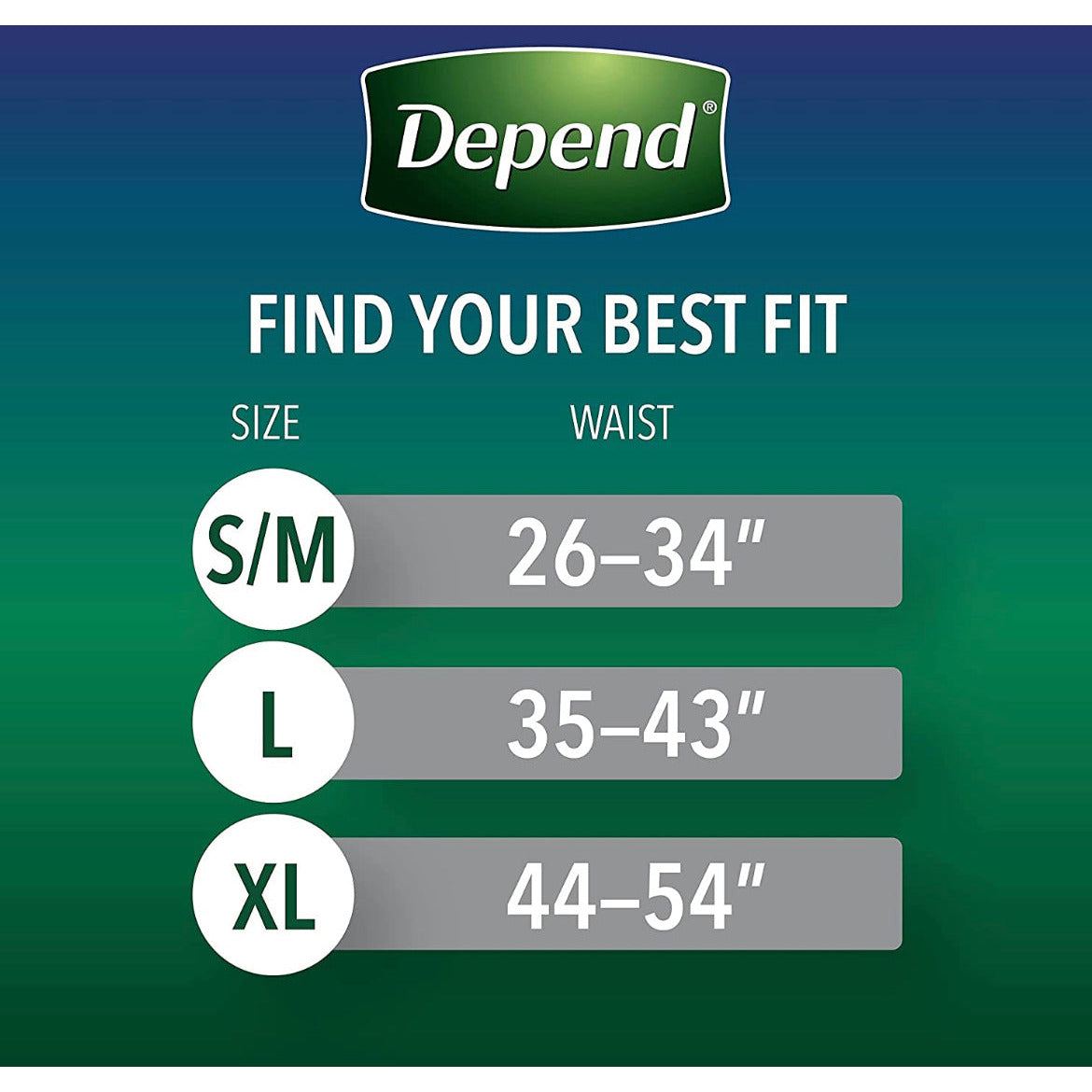 Depend Night Defense Adult Incontinence Underwear for Men, Overnight, Disposable, X-Large, 24 Count (2 Packs of 12) (Packaging May Vary) - Selzalot