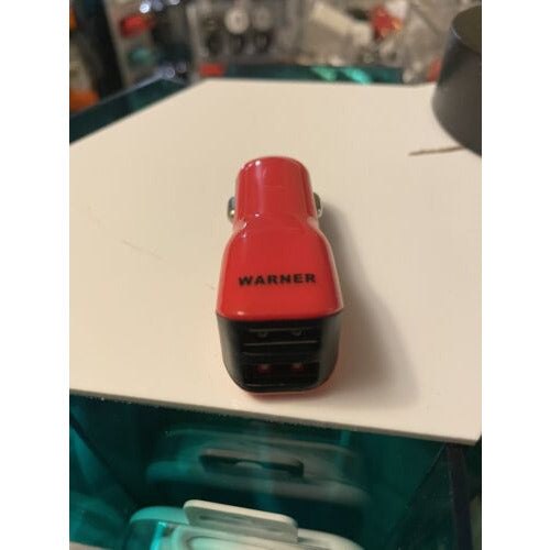 Dual USB Port Car Lighter Charger Socket Power Charging Adapter Warner - Selzalot