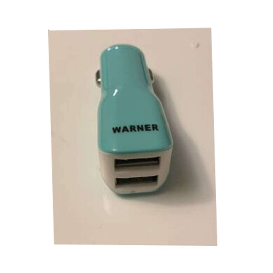 Dual USB Port Car Lighter Charger Socket Power Charging Adapter Warner - Selzalot
